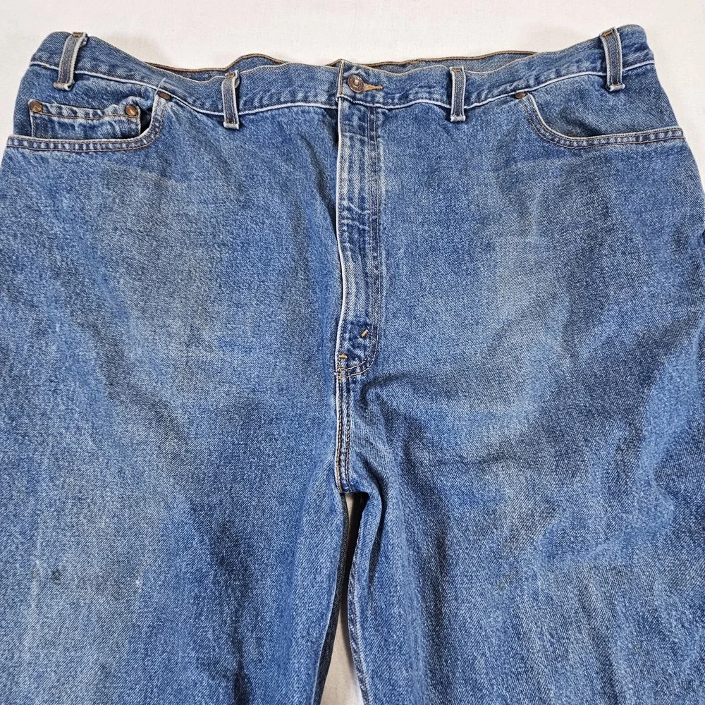 Levi's 540 Jean‎ Mens 50 x 30 Relaxed Fit Denim Brown Tab Mexico Vintage